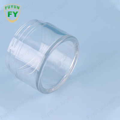 Frasco largo claro plástico do creme da lama do sono da cara do olho da boca do animal de estimação de Fuyun 30ml 50ml