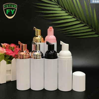 garrafa da bomba da espuma do ouro de 30ml 50ml 80ml com tampão claro