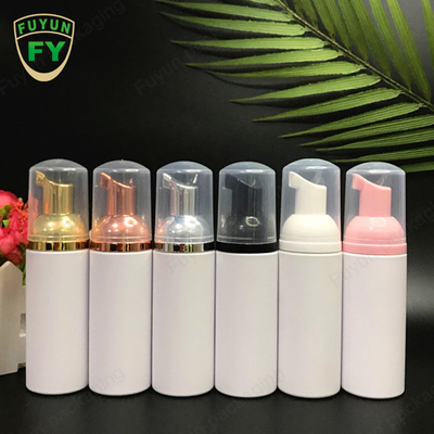 garrafa da bomba da espuma do ouro de 30ml 50ml 80ml com tampão claro