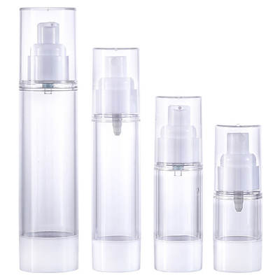 recipiente da loção de 1oz 60ml 80ml 100ml PP Mini Airless Cosmetic Bottle Plastic