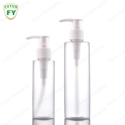 A bomba plástica clara de carimbo quente do círculo engarrafa 100ml para o óleo essencial