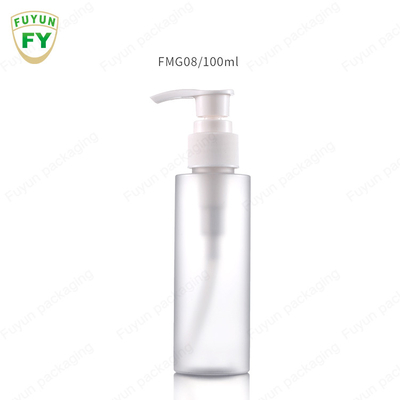 A bomba plástica clara de carimbo quente do círculo engarrafa 100ml para o óleo essencial