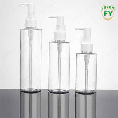 garrafas plásticas da bomba do ANIMAL DE ESTIMAÇÃO do espaço livre de 160ml 200ml para o óleo do corpo