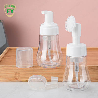 Garrafa de carimbo quente da bomba da espuma 150ml com cabeça da escova do silicone