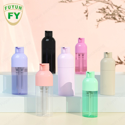 250ml vazio dois em uma garrafa de embalagem plástica do champô da cor do cabelo da tintura de cabelo do preto do hairdye
