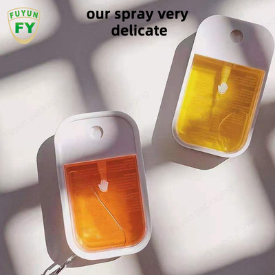 o cartão de crédito da garrafa da bomba do pulverizador do Sanitizer da mão de 48ml 50ml deu forma à cor feita sob encomenda